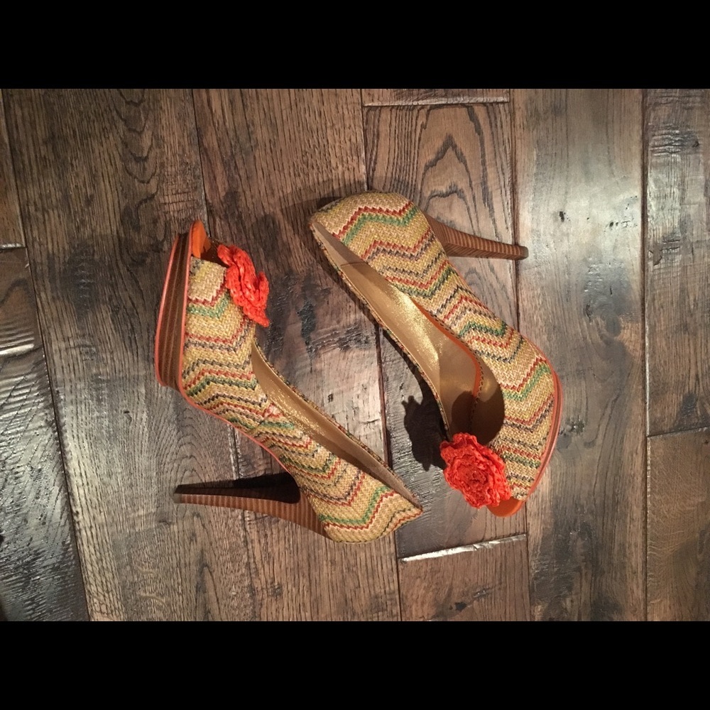 POETIC LICENSE stiletto summer heels size 10 💕